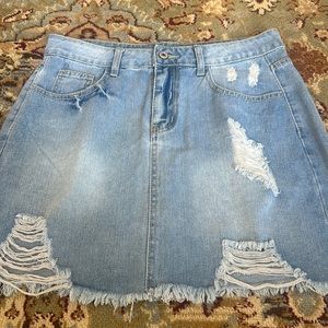 Shein Jean skirt